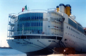 Costa Allegra's Stern, May 2002